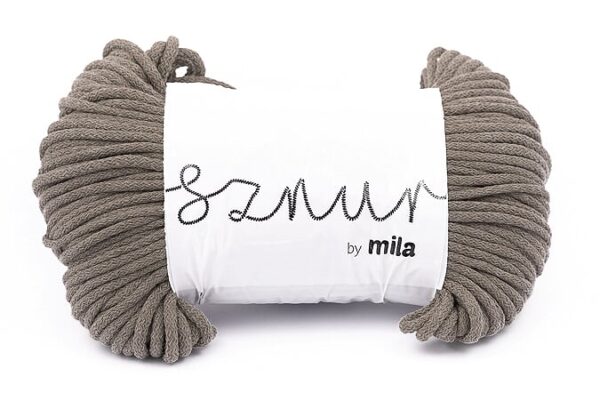 Pletená šňůra 3 mm - mokka