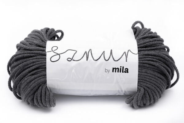 Pletená šňůra 3 mm - grafitová